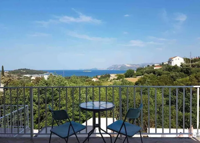 公寓 Lovely Split Level With Sea View, Pool, Free Parking And Wifi
